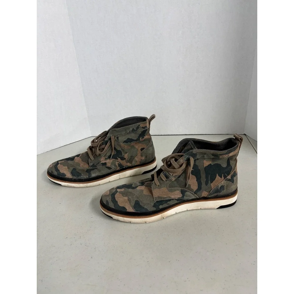 Hush Puppies Mens Camo Suede Chukka Boots HM01132-231 Wide 12 Camouflage Bounce+